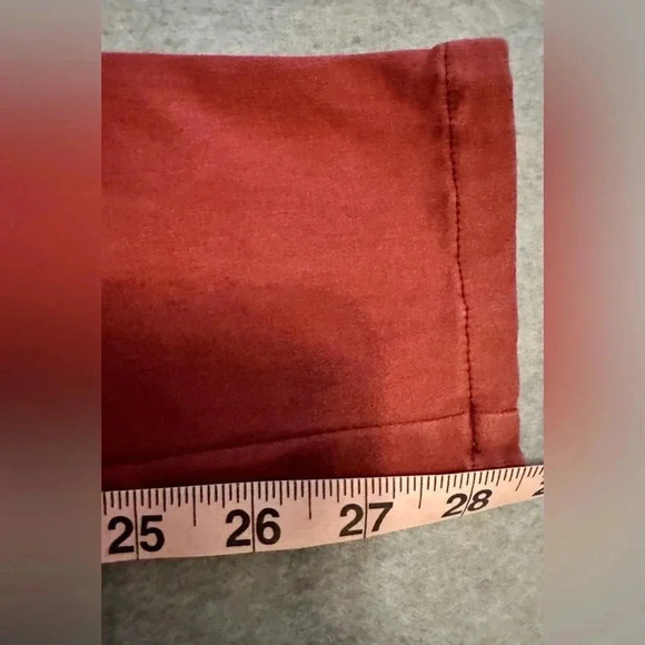 Umgee maroon distressed elastic waist jeggings size S - Picture 4 of 7